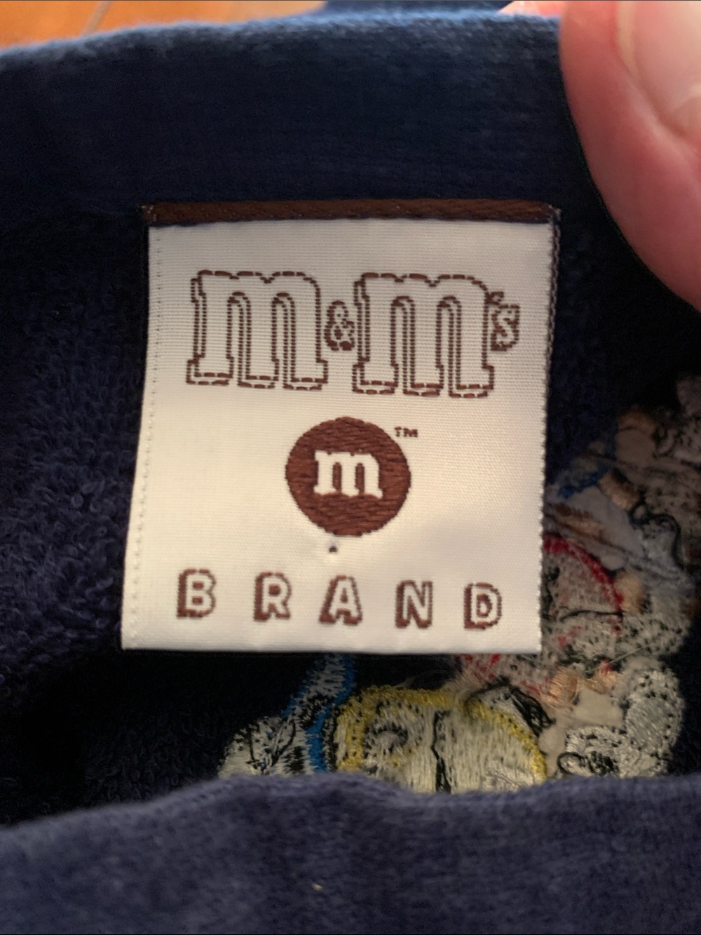 Golf Collectible M&M'S Navy Blue Golf Towel with Embroidered Characters - Picture 2 of 7